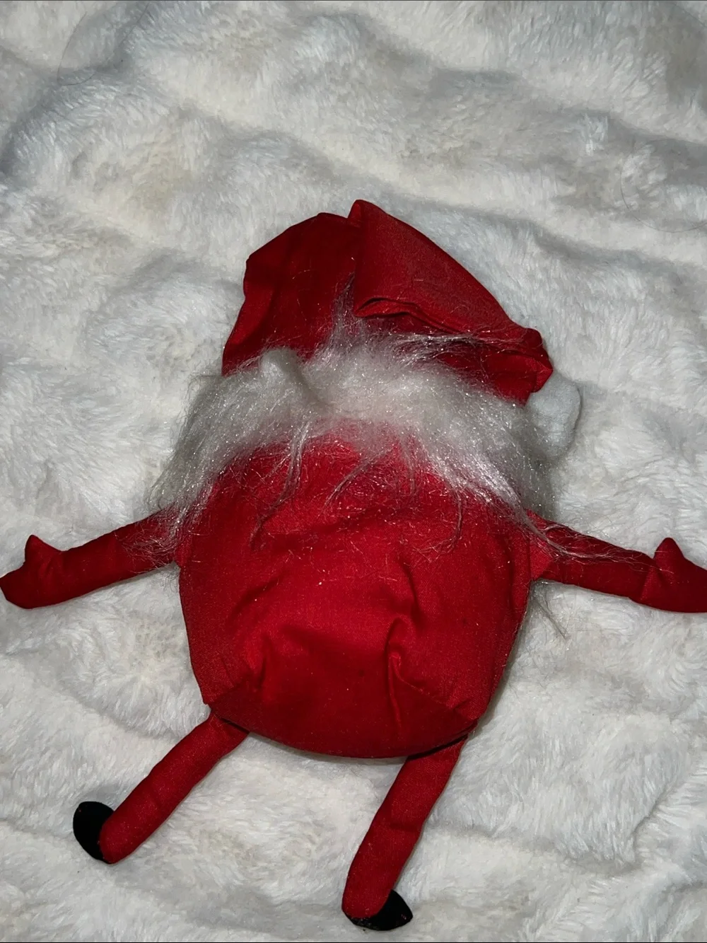 Vintage Overly-Raker Plush Santa Claus Shelf Sitter Doll McConnellsburg PA 8